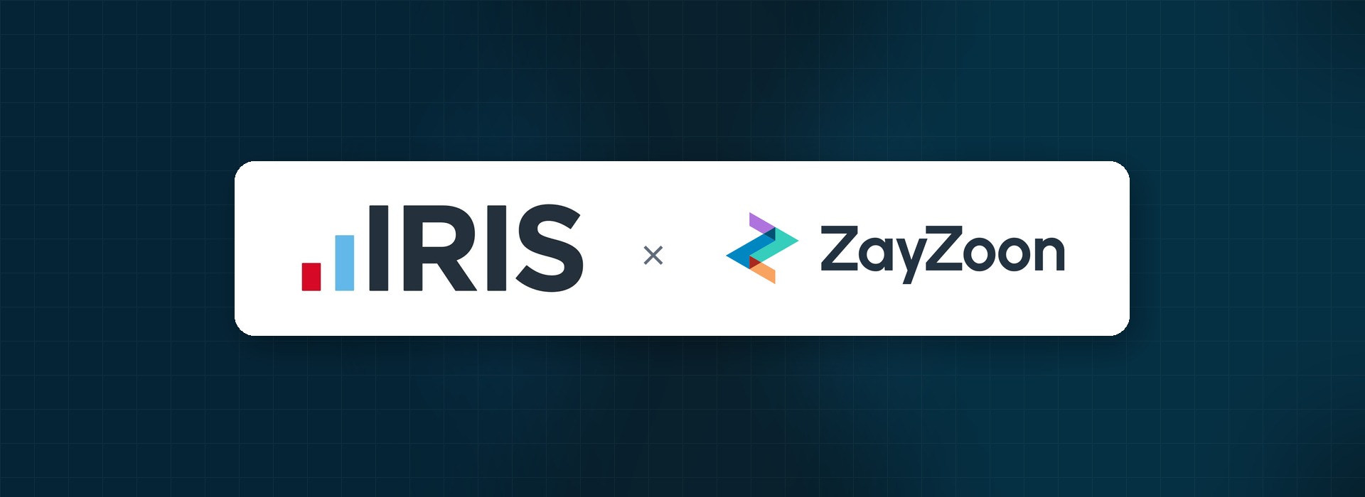 IRIS x ZayZoon integration branding